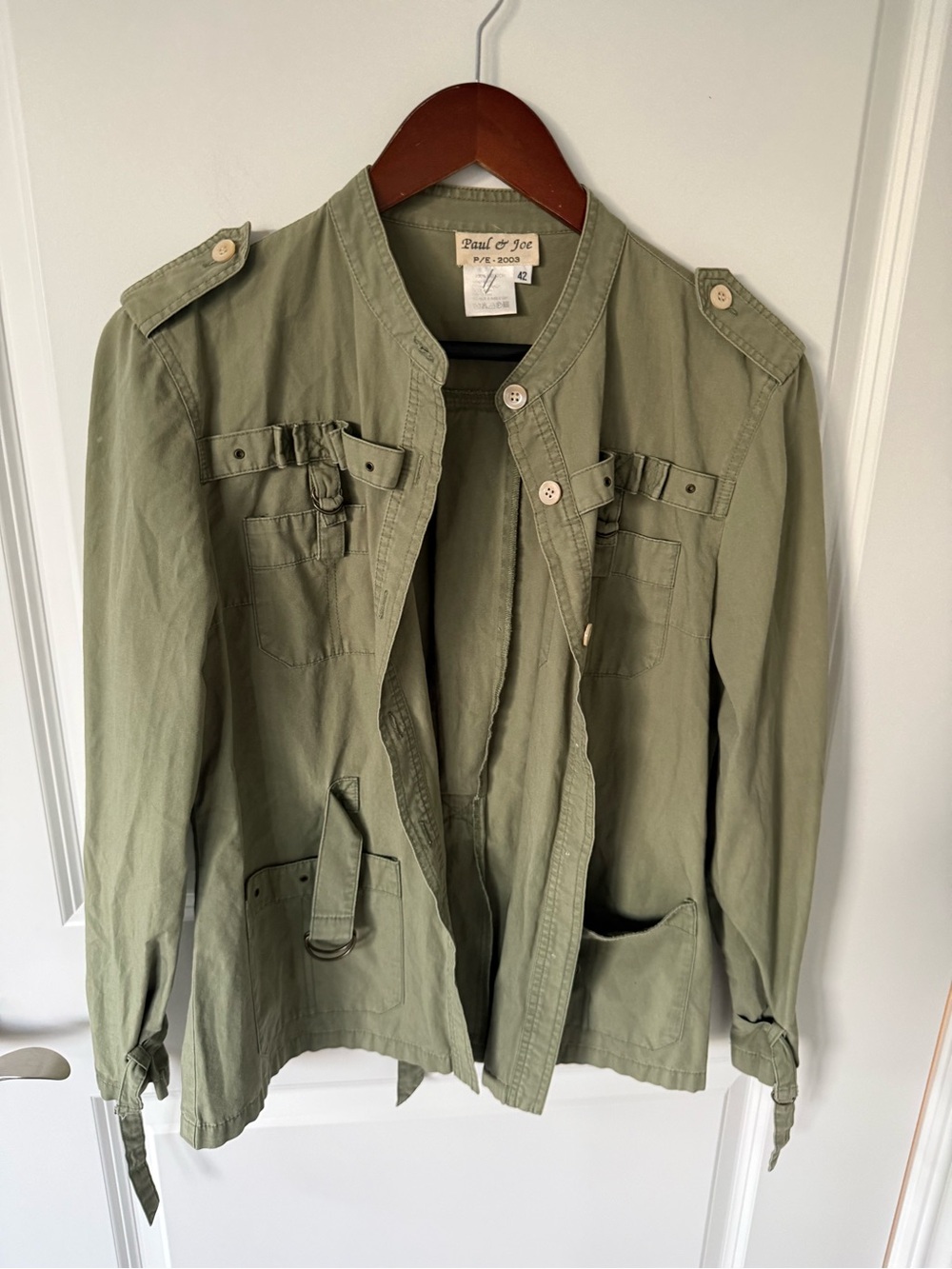 Paul & Joe Lightweight Utility Jacket Size 42